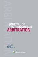 Journal of International Arbitration Online by KLI/TURPIN