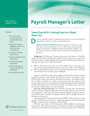 Payroll Manager's Letter
