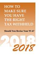HOW TO MAKE SURE TAX WITHHELD 2017